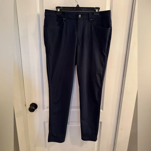 Lululemon ABC Pant Slim Warpstreme True Navy 34x33 - Picture 3 of 15